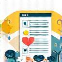 Icono de estrategias de engagement con encuestas y reconocimientos